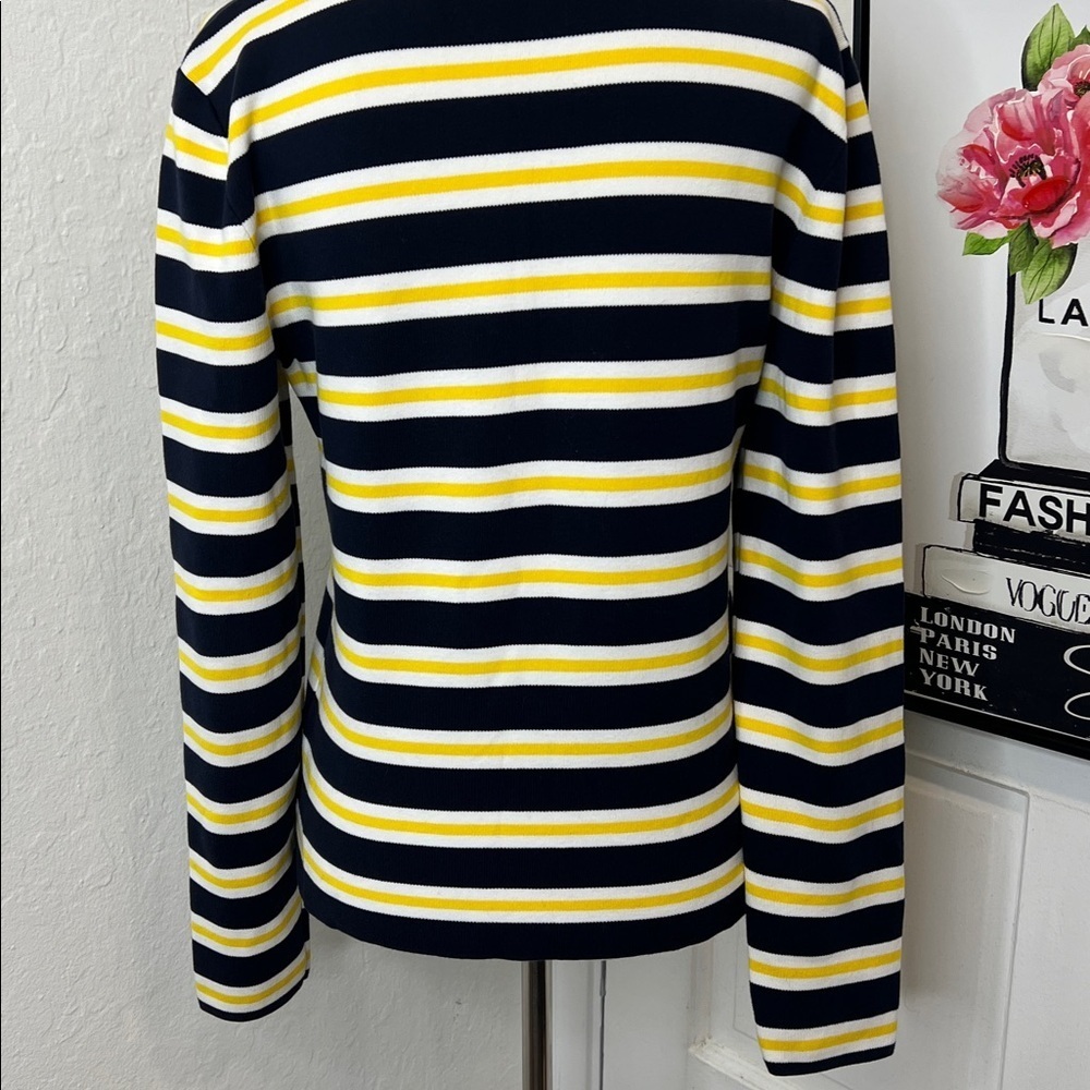 Michael Kors Collection Multicolor Striped Top Size L - Picture 6 of 8
